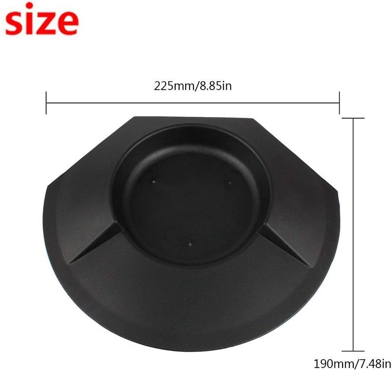 MUXSAM 6 Pieces All-Direction Putter Cups Practice Black Golf Putting Cup Golf Training Cup Golf Practicing Hole Putting Aid Putter Training Aid Fit for Beginner Golf Training Accessory - Image 3